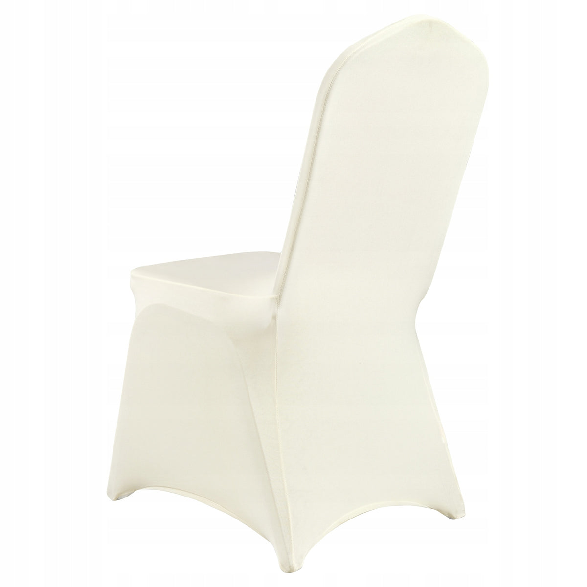VEVOR 50 PCS FOLDING CHAIR COVERS ELASTIC SPANDEX COLOR BONE
