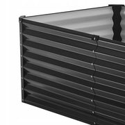 VEVOR 180X90X60 CM METAL RAISED GARDEN BED GALVANIZED SOLID PLANTER
