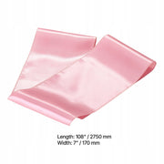VEVOR SATIN CHAIR SASHES WITH BOWS 275X17CM 100 PCS ROSE GOLD