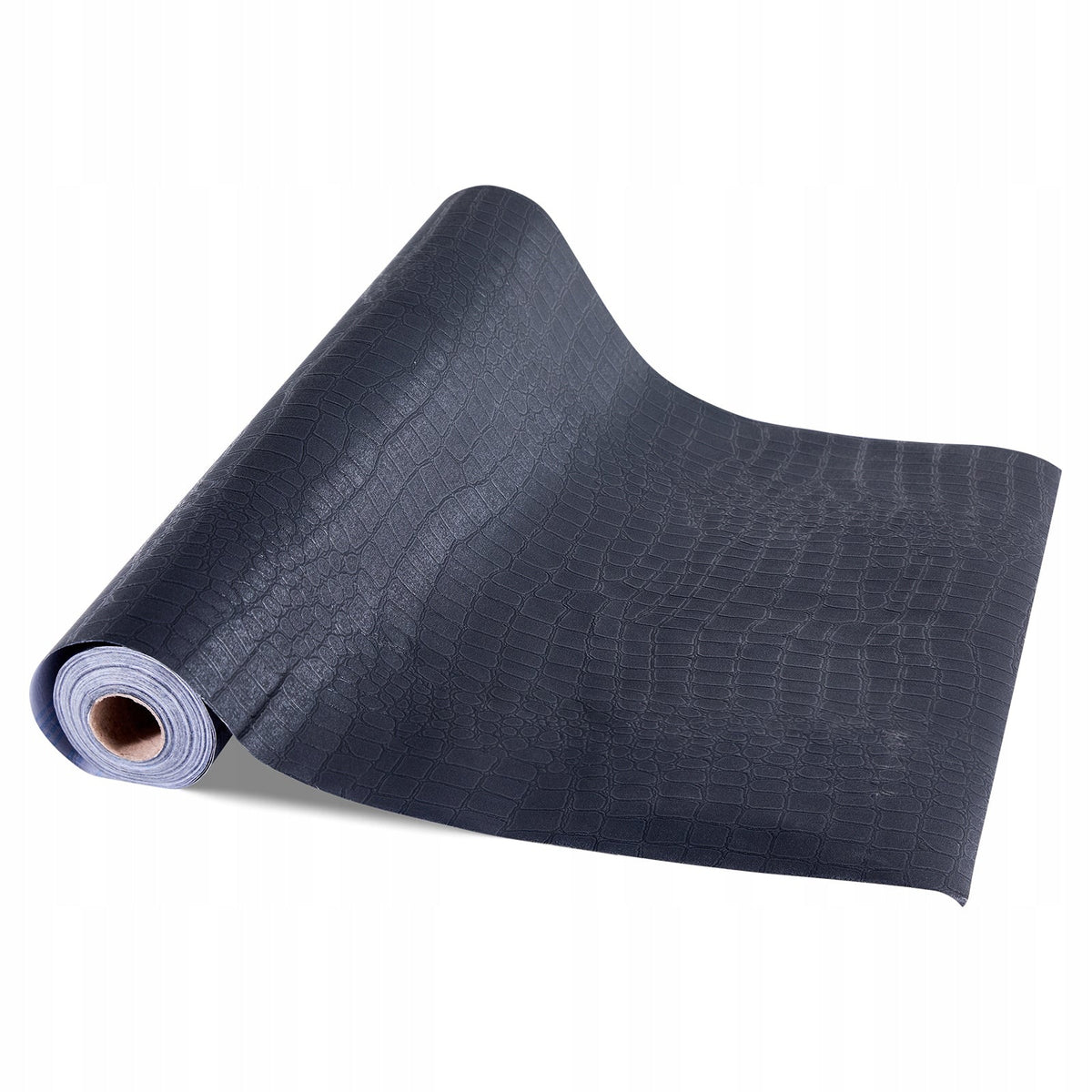 VEVOR SELF-ADHESIVE WALLPAPER 40CM X 10M BLACK STRONG EASY-TO-USE VINYL FILM