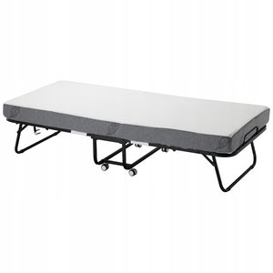 VEVOR FOLDING BED WITH 12.5 CM MATTRESS SOLID SINGLE BED BEST