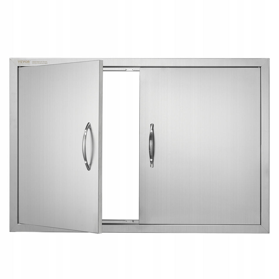 VEVOR BBQ Access Doors 889x610mm Double Premium Stainless Steel