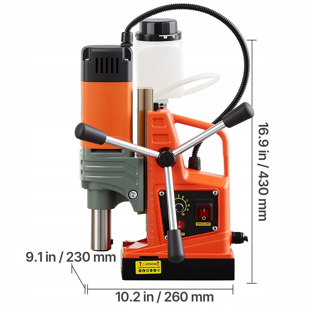 MAGNETIC DRILL VEVOR 1350W 50MM POWERFUL PRECISE WITH SYSTEM