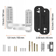 VEVOR 14-Key Double-Sided Heavy-Duty Mechanical Keyless Lock