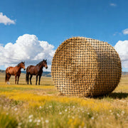 VEVOR HAY NET FOR ROUND BALES 1.5X1.5X1.5M DURABLE STRONG SLOW