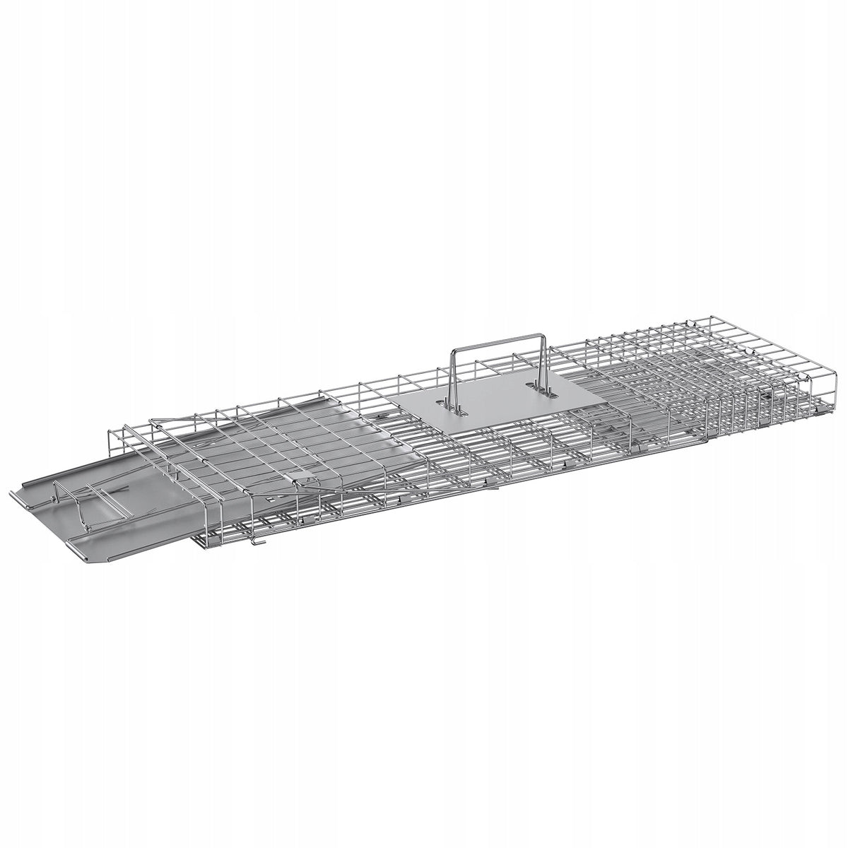 VEVOR RACCOON CAT MARTEN TRAP FOLDABLE GALVANIZED STRONG 31 INCH