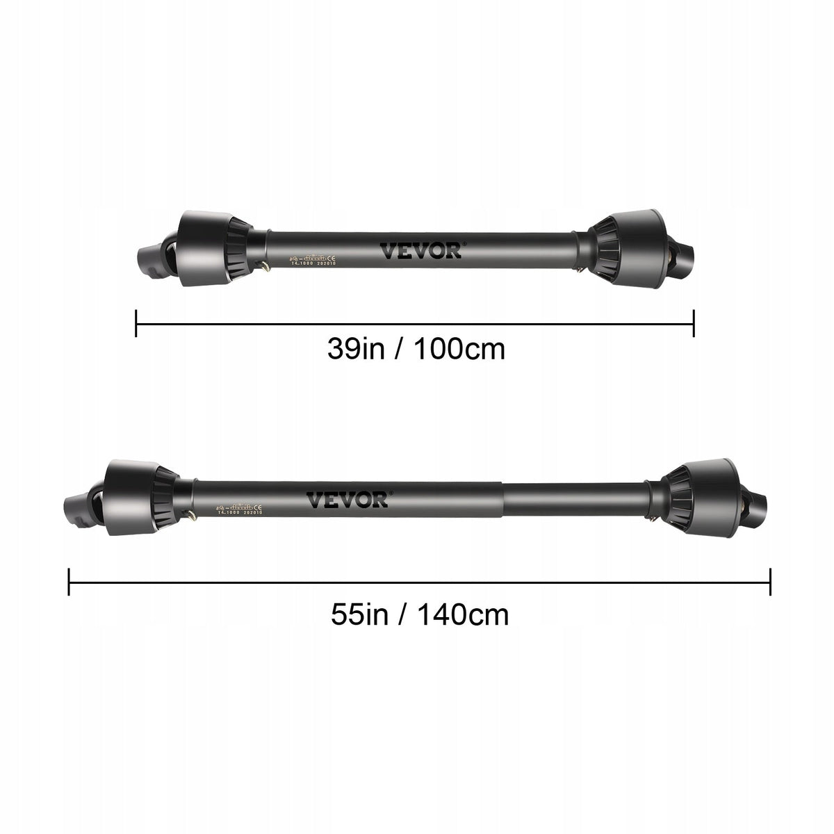 VEVOR PTO SHAFT 34.9 MM 1000-1400 MM SERIES 4 HEAVY DUTY