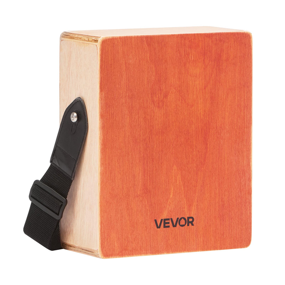 VEVOR CAJON BOX DRUM LIGHTWEIGHT WOODEN DRUM WITH ADJUSTABLE STRINGS
