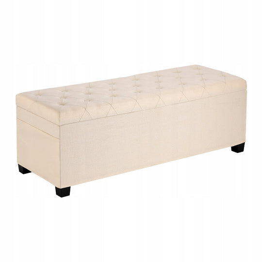 VEVOR OTTOMAN WITH STORAGE 110X40X40 CM STRONG BENCH WITH SPACE FOR