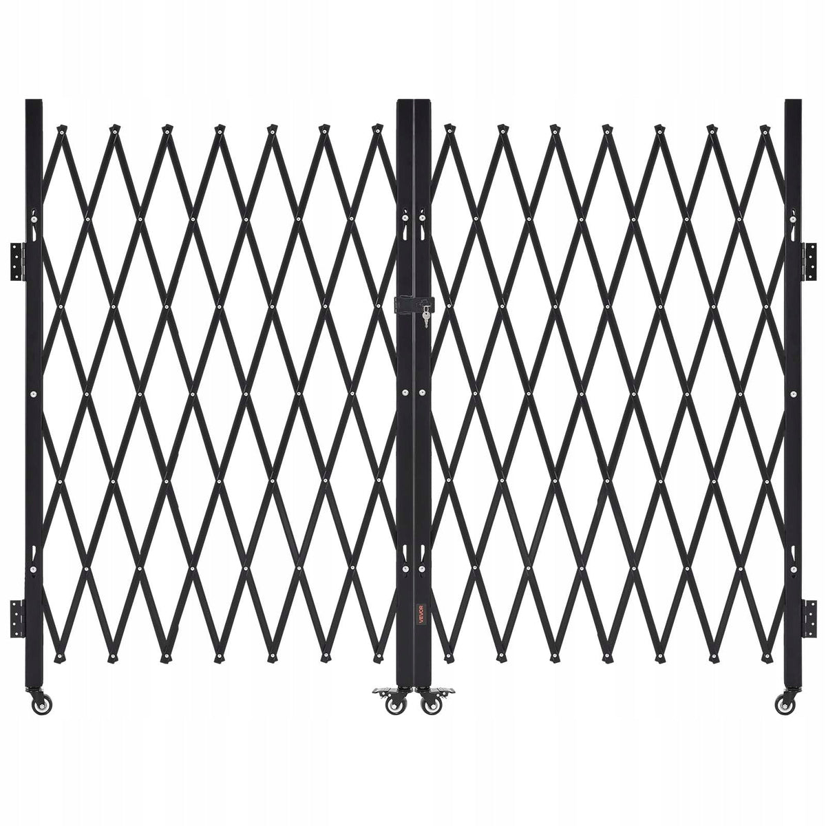 VEVOR PROFESSIONAL DOUBLE-FOLDING SECURITY GATE WITH LOCK