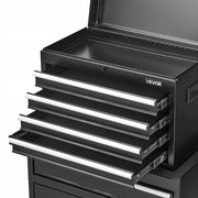 PROFESSIONAL VEVOR 2-IN-1 WORKSHOP TROLLEY WITH 5 DRAWERS AND METAL