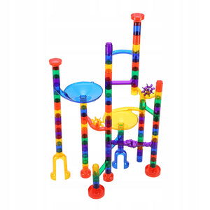 VEVOR MARBLE RUN SET 110 PIECES EDUCATIONAL MAZE GAME WITH LIGHTS
