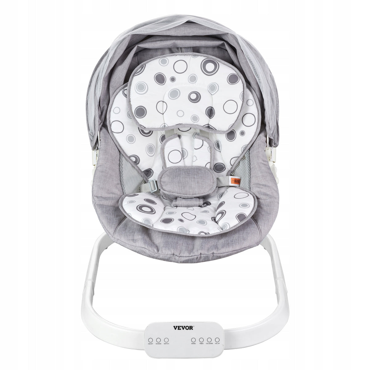 VEVOR ELECTRIC BABY SWING 3 SPEEDS REMOTE BLUETOOTH