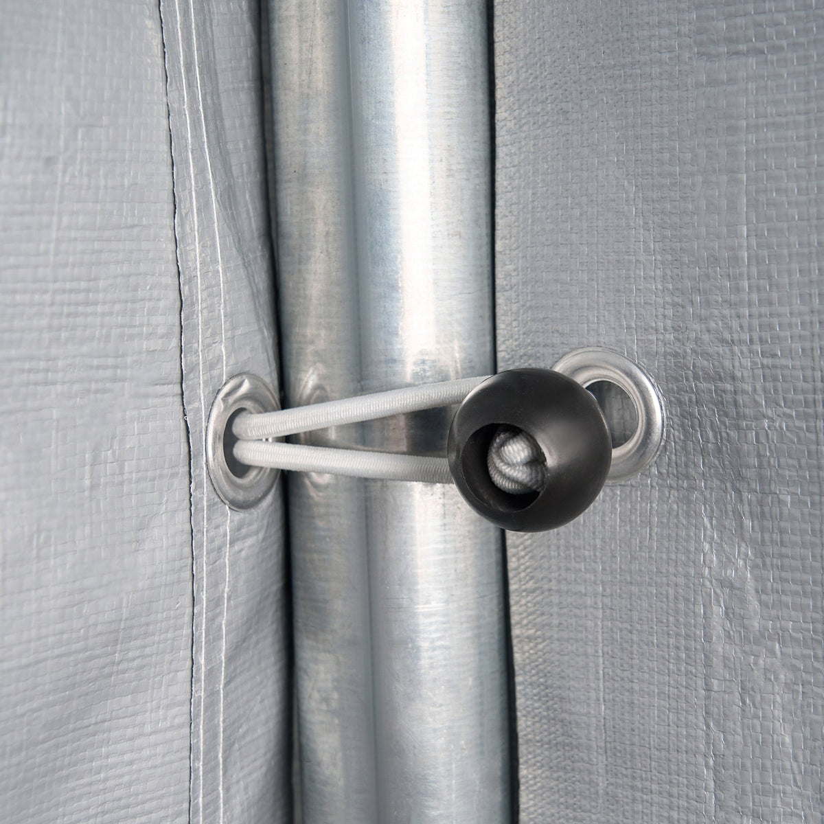 VEVOR TOOL TENT 243X243X229 CM STURDY GARAGE WITH PE GRAY