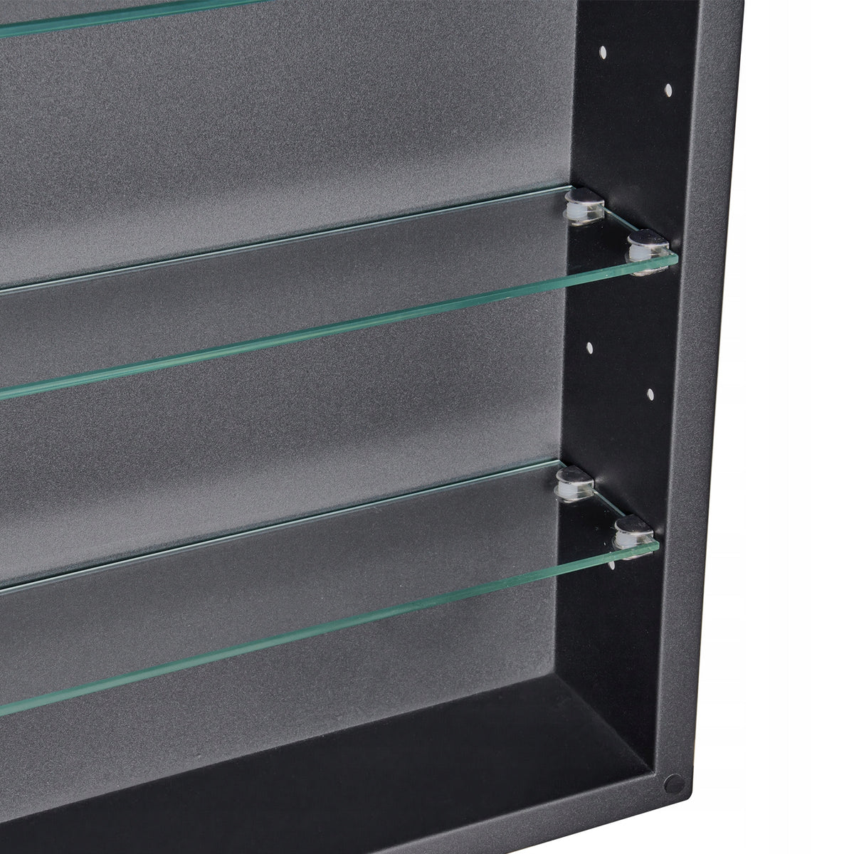 VEVOR PROFESSIONAL MEDICINE CABINET WITH MIRROR 508X126X762 MM 4 SHELVES STEEL