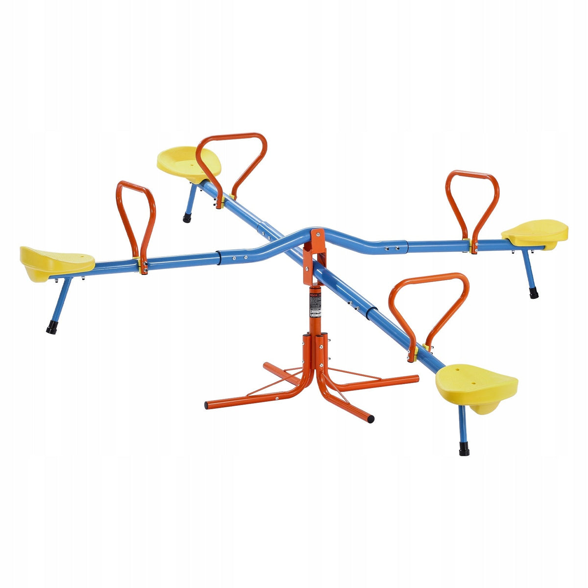 VEVOR KIDS SWING 4 SEATS HEAVY-DUTY STEEL 360 ROTATION 45.4 KG LOAD CAPACITY