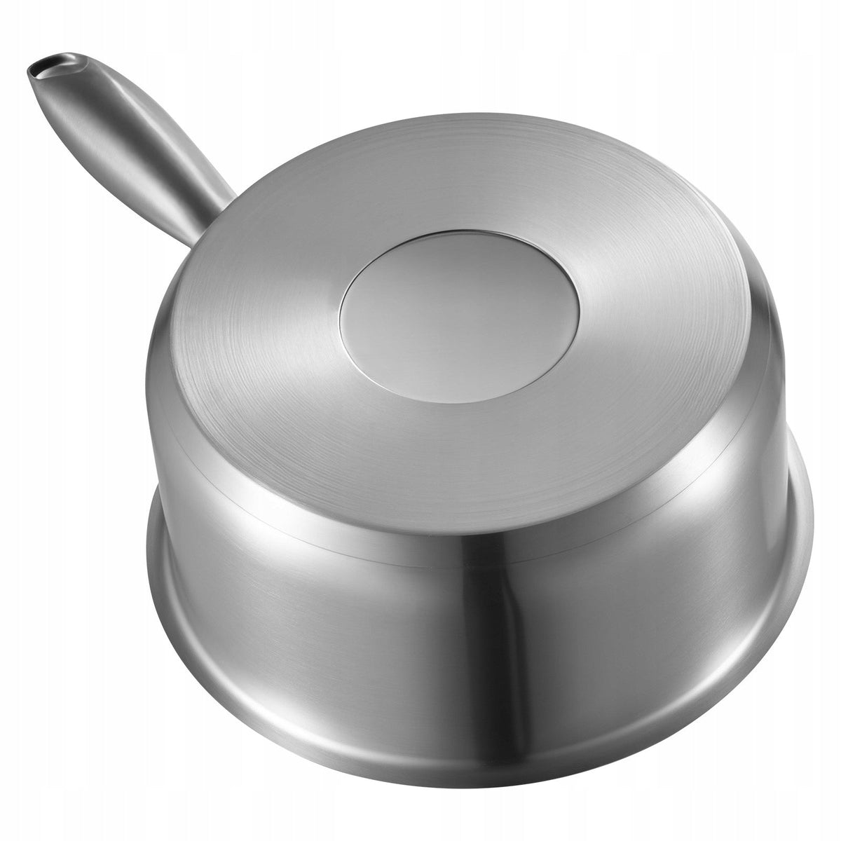 VEVOR 2.37L STAINLESS STEEL POT WITH GLASS LID AND STEAMER INSERT