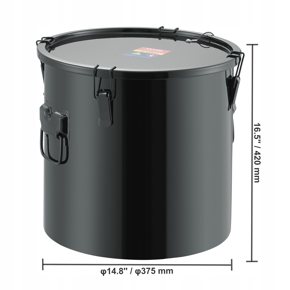 VEVOR FRYER OIL BUCKET 10 GALLON PREMIUM STAINLESS STEEL