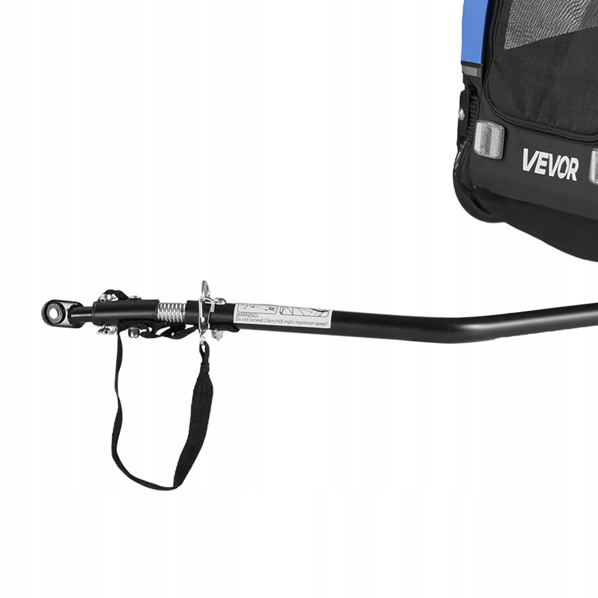 VEVOR BICYCLE TRAILER FOR DOGS UP TO 30 KG FOLDABLE STRONG AND LIGHTWEIGHT FRAME