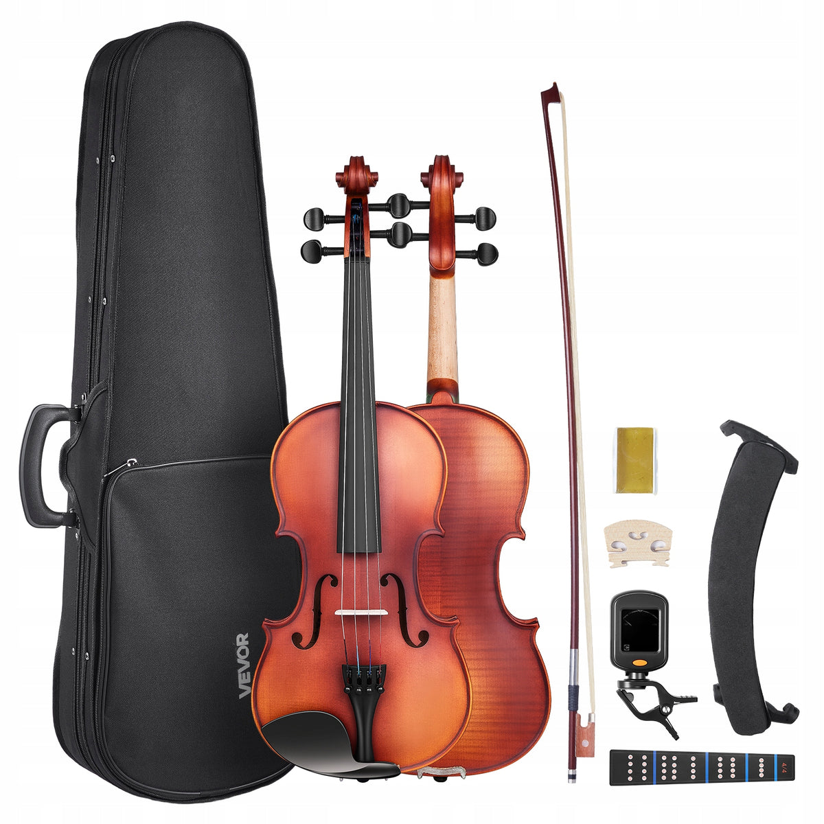 VEVOR VIOLIN 4/4 PREMIUM VIOLIN SET WITH HARD CASE AND TUNER