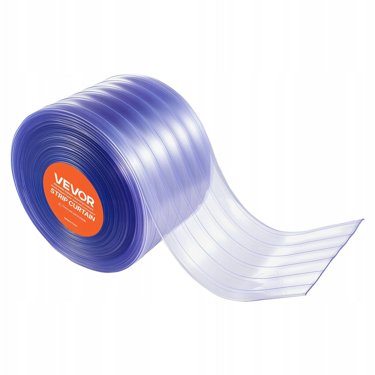VEVOR PROFESSIONAL PVC STRIP CURTAIN 45 72M X 30CM CLEAR STRONG