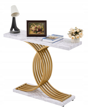 VEVOR NARROW CONSOLE TABLE FOR HALLWAY 100 CM STRONG LOAD CAPACITY 49.9 KG