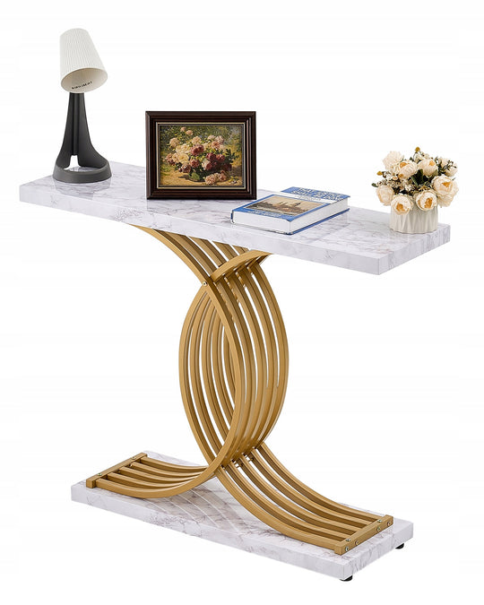 VEVOR NARROW CONSOLE TABLE FOR HALLWAY 100 CM STRONG LOAD CAPACITY 49.9 KG