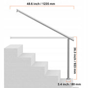 VEVOR 120CM OUTDOOR STAIR HANDRAIL STRONG ADJUSTABLE BEST