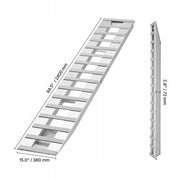 VEVOR PROFESSIONAL LOADING RAMPS 2 PCS 240X38 CM LOAD CAPACITY 2721 KG