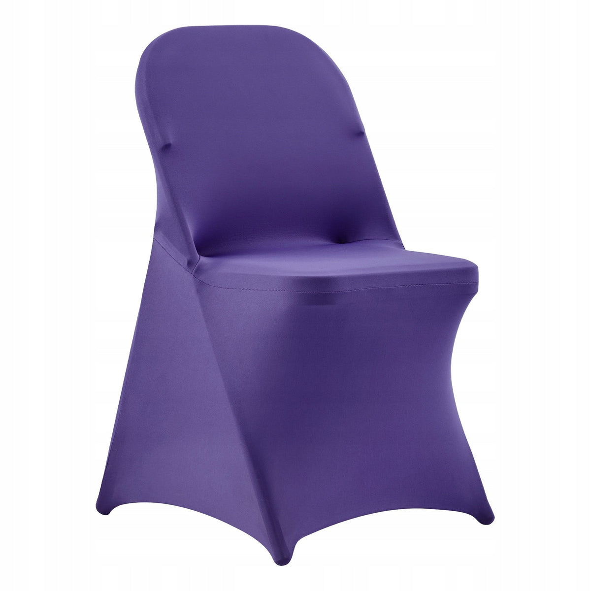 VEVOR CHAIR COVERS 50 PCS STRETCHY PURPLE SPANDEX FOR WEDDINGS