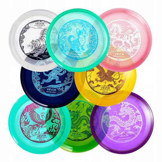 VEVOR DISC GOLF STARTER SET 8 PIECES DURABLE FRISBEE SET FOR
