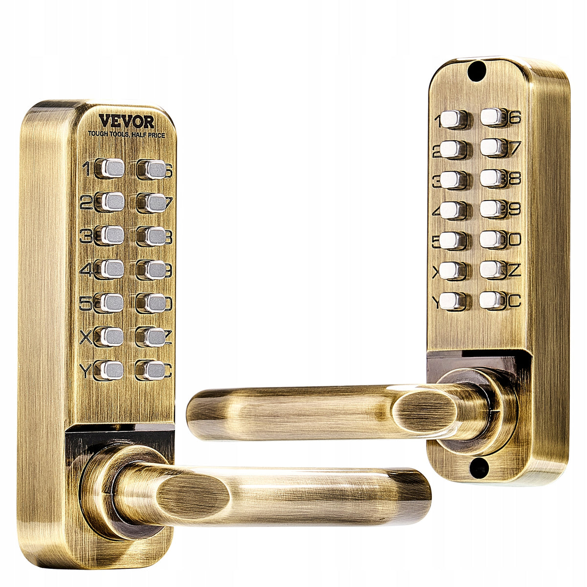 VEVOR MECHANICAL KEYLESS LOCK WITH DOUBLE-SIDED KEYPAD 14 KEYS