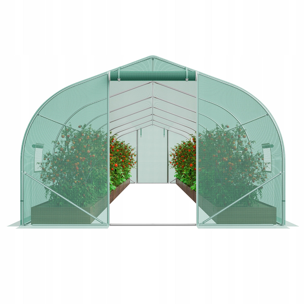 VEVOR TUNNEL GREENHOUSE 29.5X9.8X6.6 FT GALVANIZED FRAME FULL VENTILATION