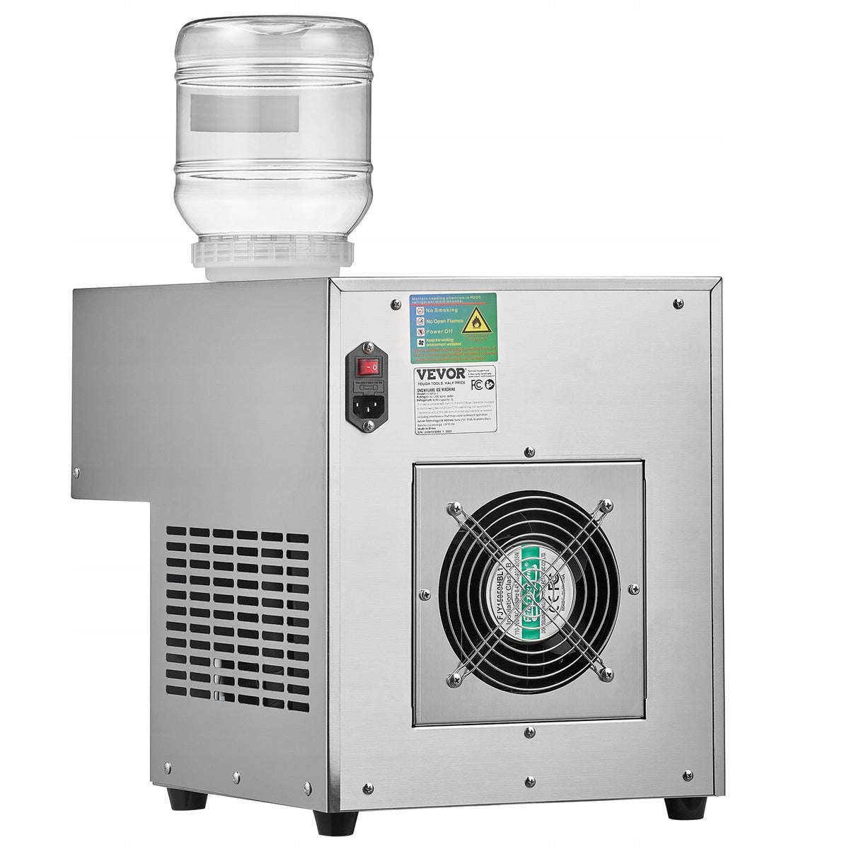 VEVOR COMMERCIAL ICE FLAKE MACHINE 80 KG 360W STEEL