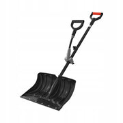 SNOW SHOVEL VEVOR 455X320 MM STRONG PLASTIC ALUMINIUM BLADE D-GRIP HANDLE