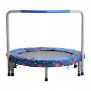 VEVOR 91 44 CM CHILDREN'S FOLDABLE TRAMPOLINE BLUE STRONG STEEL FRAME