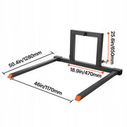VEVOR 680 KG PALLET FORKS 3-POINT HITCH ADJUSTABLE HEAVY DUTY