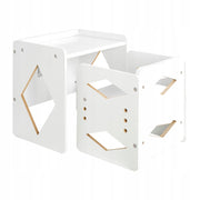 PREMIUM VEVOR MONTESSORI ADJUSTABLE TABLE AND CHAIR SET FOR TODDLERS