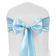 VEVOR SATIN CHAIR SASHES WITH BOWS 275X17CM 100 PCS