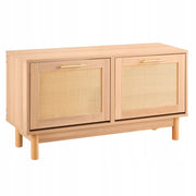 VEVOR SHOE BENCH WITH SHELF 100X30X53 CM STRONG FOR HALLWAY NATURAL