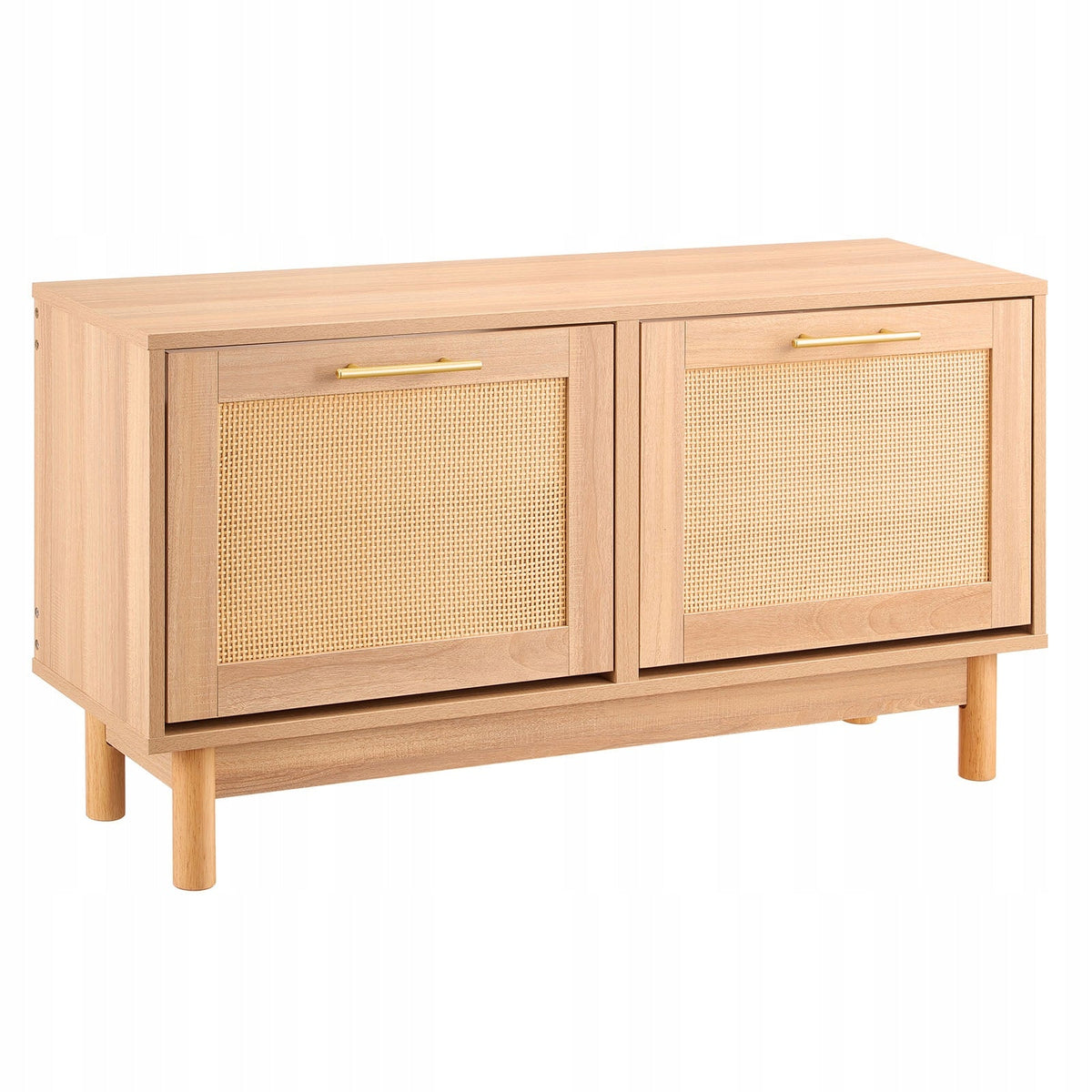 VEVOR SHOE BENCH WITH SHELF 100X30X53 CM STRONG FOR HALLWAY NATURAL