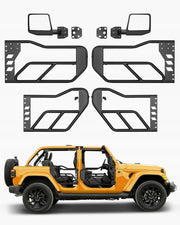 VEVOR JEEP 4-DOOR PREMIUM TUBE DOORS WITH MIRRORS FOR OFF-ROADING