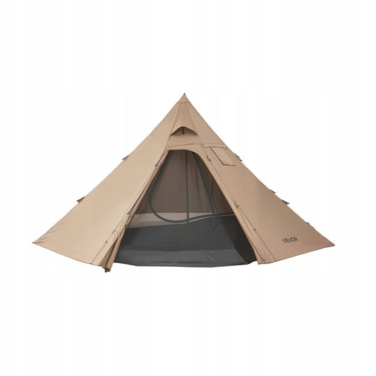 VEVOR TIPI 4-PERSON WATERPROOF CAMPING TENT WITH CONNECTOR