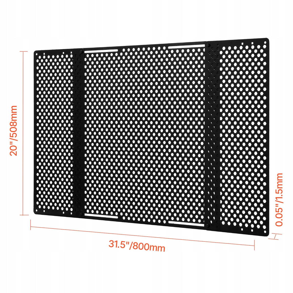 VEVOR ADJUSTABLE CAMPER DOOR SCREEN PROTECTOR 558.8-800 MM BLACK