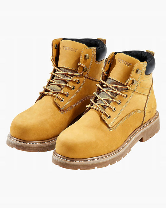 VEVOR STEEL TOE WORK SHOES US 8.5 WATERPROOF NON-SLIP