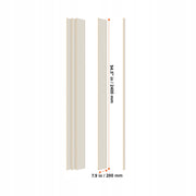 VEVOR ACOUSTIC PANELS SET OF 8, 2450X166X9MM, STRONG AND STYLISH