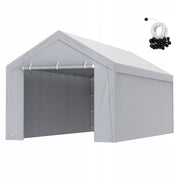 VEVOR 6x3M GARAGE TENT WATERPROOF TARPAULIN WITH UV PROTECTION EASY ASSEMBLY