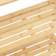 VEVOR STURDY BAMBOO LADDER SHELF 4-TIER OPEN BOOKCASE