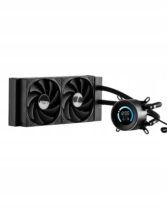 PROFESSIONAL WATER COOLER VEVOR AIO 120MM PWM INTEL AMD DISPLAY