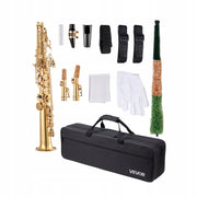 VEVOR SOPRANO SAXOPHONE Bb 23 KEYS BEGINNER KIT DURABLE